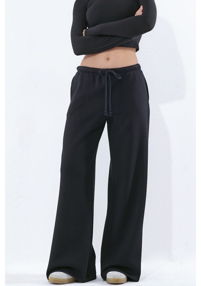 Hiccup Geniş Jogger Pantolon Siyah