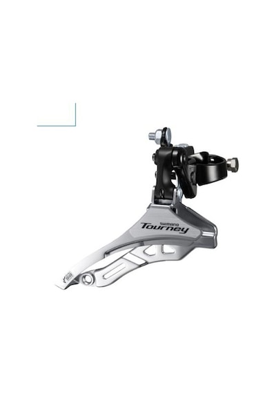 Shimano Tourney Fd-ty300-ds6 50 Kelepçe-tipi L 34,9 Mm Gümüş