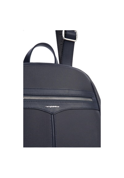 Cengiz Pakel Kadın Lacoste Kumaş Sırt Çantası - 7368l - Lacivert Çok renkli