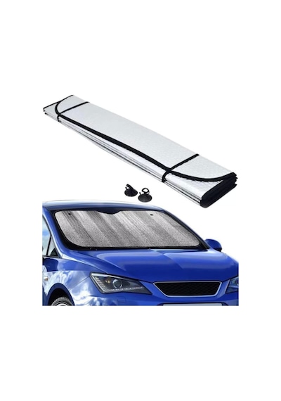 Isı Ve Uv Koruyucu Oto Ön Cam Güneşlik Dacia Duster Peugeot 3008 Skoda Superb Nissan Qashqai