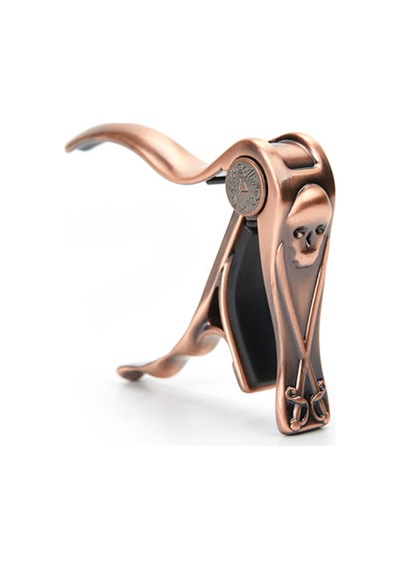Alice A007h/pc Akustik Gitar Kaposu - Chrome Skull Aksesuar - Rock Stil Kuru Kafa Tasarımlı Krom Gövde, Dayanıklı Metal Yapı, Net Ses Çıkışı Uyum: Kavisli Klavyeli Akustik Ve Elektro Gitarlar