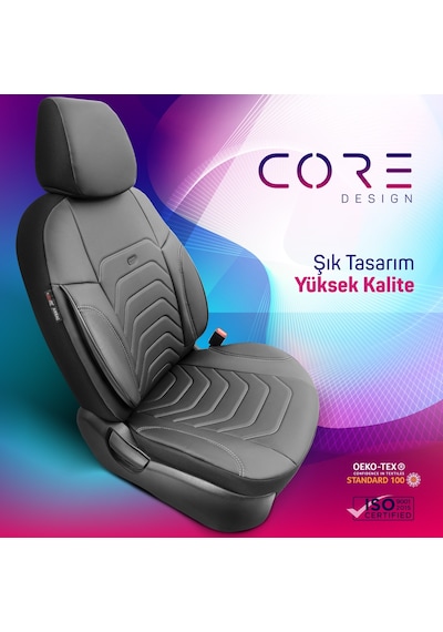 Otom Core Design Premium Deri Ekstra Destekli Oto Koltuk Kılıfı 550899954