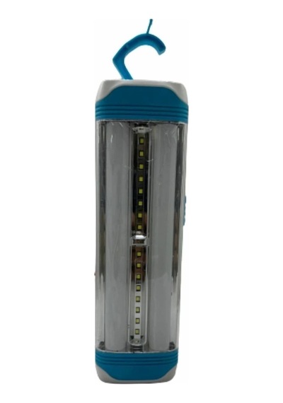 V-004 16 Ledli+smd Solar Güneş Panelli Ultra Güçlü Ledli Şarjlı Işıldak Açık Lacivert