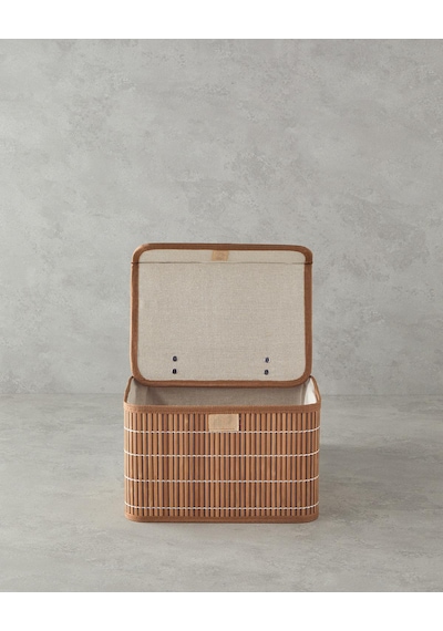English Home Hardwood Bambu Saklama Kutusu- 28x20x18 Cm
