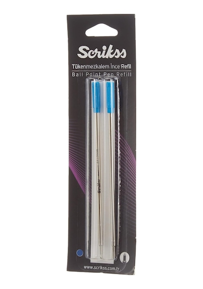 Scrikss 711 Slim Tükenmez Refil Mavi