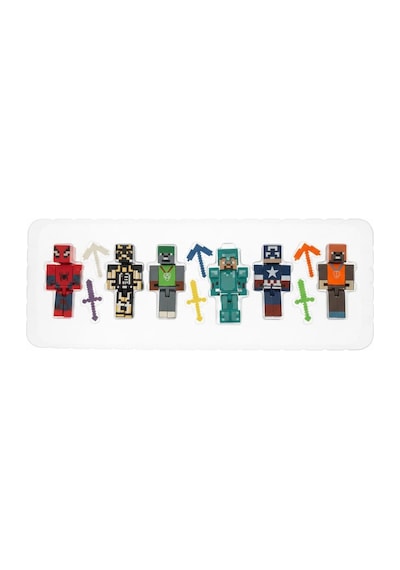 Spidermanli Minecraft 6 Karakter 6 Aksesuar 12 Parça Çocuk Figür Oyun Seti