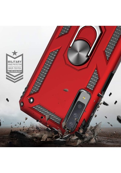 Samsung Uyumlu Galaxy A7 2018 Kilif Zirhli Standli Miknatisli Tank Kapak 392979464