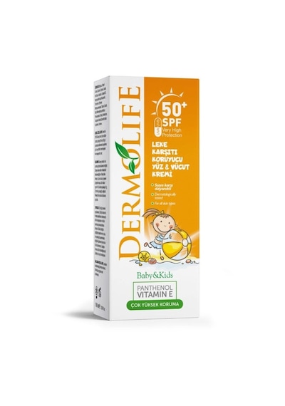 Dermolife Çocuk Leke Karşıtı Koruyucu Yüz Ve Vücut Güneş Krem