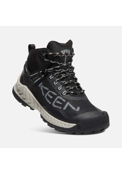 Keen 1025911 Nxıs Evo Mid Wp Black/blue Grass Kadın Outdoor Bot Siyah