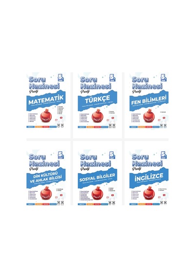 Nartest 5. Sınıf Prestij Tüm Dersler Soru Hazinesi Seti 6 Kitap Nartest Yayınları