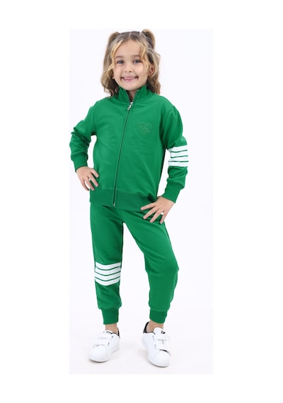 Toontoy Kids Toontoy Kız Çocuk Nakışlı Eşofman Takım Yeşil