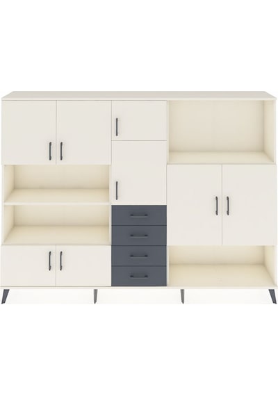 Arges Dolap 10 Raflı 4 Çekmeceli 8 Kapaklı 220x30x163 Aytaşı-ayta Aytaşı-aytaşı/antrasit Arges Dolap 10 Raflı 4 Çekmeceli 8 Kapaklı 220x30x163 Aytaşı-ayta Aytaşı-aytaşı/antrasit