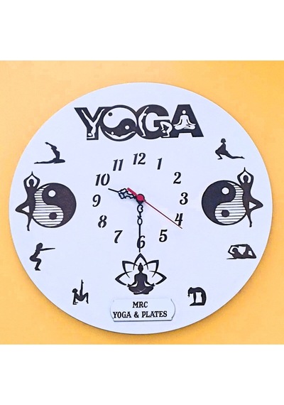 İş Yeri İçin Kişiye Özel İsim Yazılı Yoga & Plates Siyah