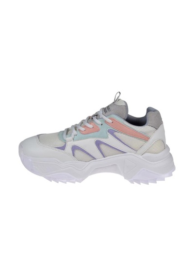 Pullman Kadın Spor Ayakkabı Sneaker Sms-65142 Beyaz Multi-beyaz Multi Beyaz