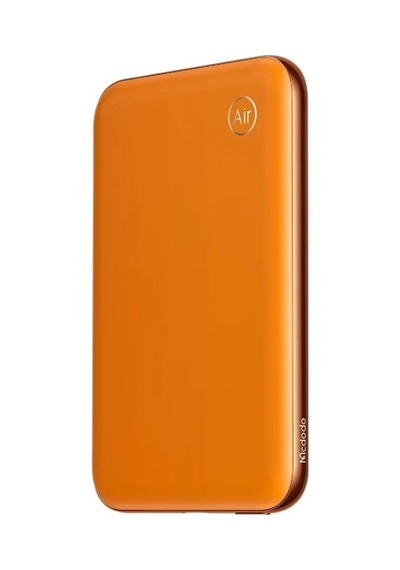 Mc-2932 Metaair 20w 5000mah Ultra Ince Metal Manyetik Kablosuz Powerbank Turuncu