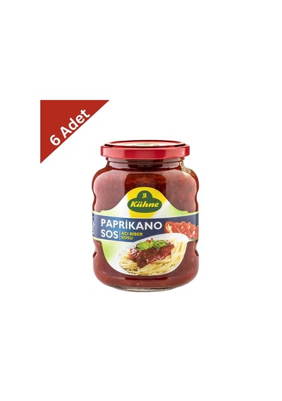 Kühne Acı Paprikano Sos 350 Ml X 6 Adet