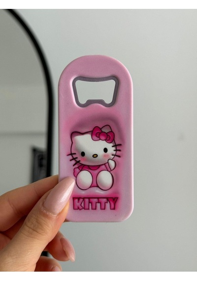 Kitty 3d Baskılı Magnetli Kapak Açacağı Karışık