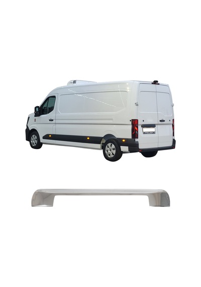 Renault Master Uyumlu 2010 Ve Üzeri Krom Bagaj Çıtası Paslanmaz Çelik