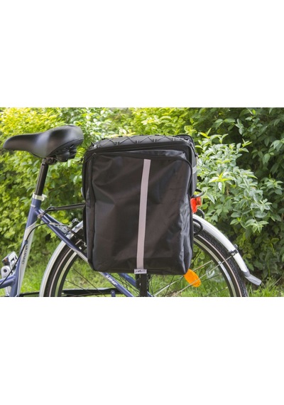 Procycle Heybeli Açılabilen Arka Çanta Siyah