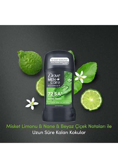Dove Men +care Erkek Stick Deodorant Extra Fresh 50 Ml X2
