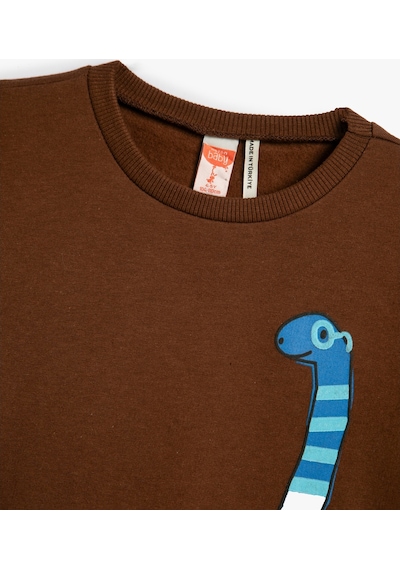 Koton Dinozor Baskılı Sweatshirt Şardonlu Bisiklet Yaka Pamuklu Kahverengi 4wmb10197tk 4WMB10197TK529 Kahve Koton Dinozor Baskılı Sweatshirt Şardonlu Bisiklet Yaka Pamuklu Kahverengi 4wmb10197tk 4WMB10197TK529 Kahve