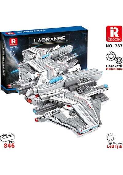 Reobrix 787 Lagrange Stingray Mq-25 Yaratıcı Yapı Blok Seti Building Blocks - 846 Parça
