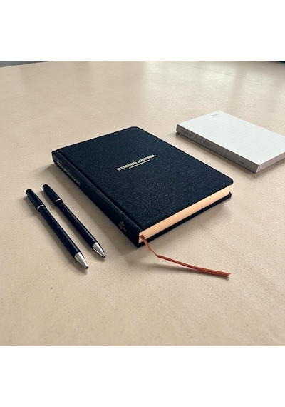 Okuma Günlüğü A5 Sert Kapa Klı Reading Journal, 100 Kitap İncelemesi, Günlük Okuma Takibi S Siyah