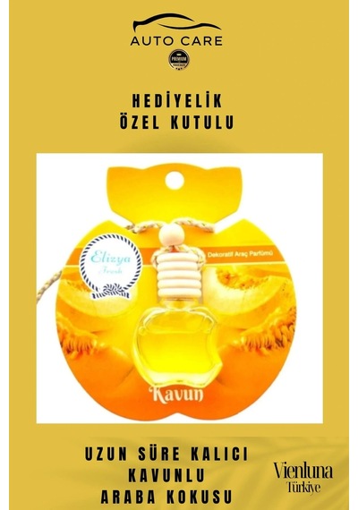 Özel Üretim Uzun Süreli Kalıcı Hava Ferahlatıcı Dikiz Aynası Askılı 8ml Araç Içi Kavun Oto Kokusu