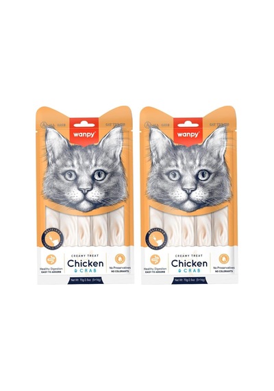 Wanpy Tavuk-yengeç Krema Ödül 5x14 Gr 2li Paket