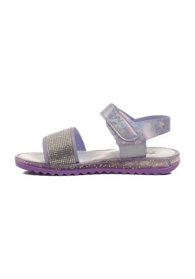 Lila Simli Ortopedik Kız Çocuk Sandalet 24-408 P Lila Simli Lila