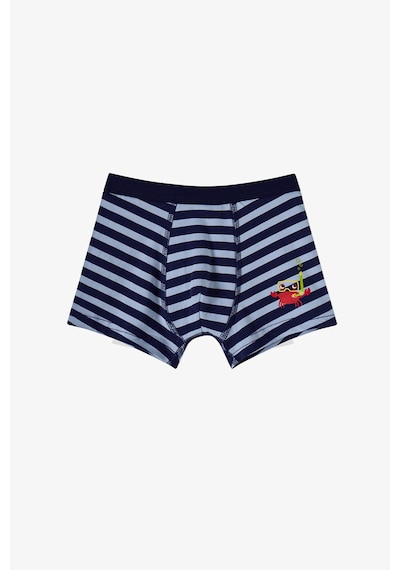 Penti Mavi Erkek Çocuk Çizgili Crab 3lü Boxer