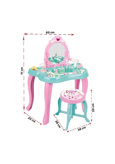 06 048 Pilsan Sihirli Kelebek Makyaj Masası Pembe - Izbp-891499 1 Adet