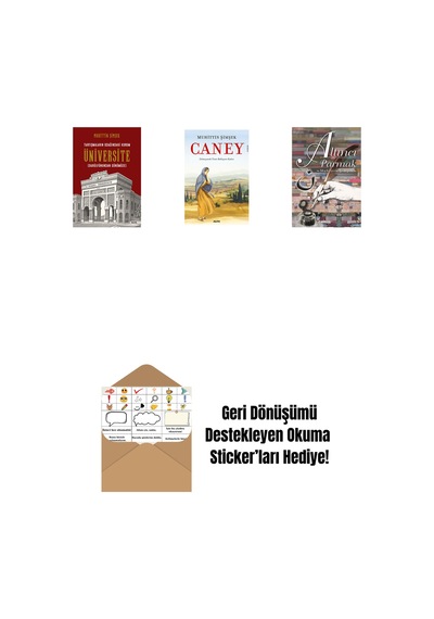Tartışmaların Odağındaki Kurum Üniversite + Caney + Altıncı Parmak + Okuma Sticker'ları
