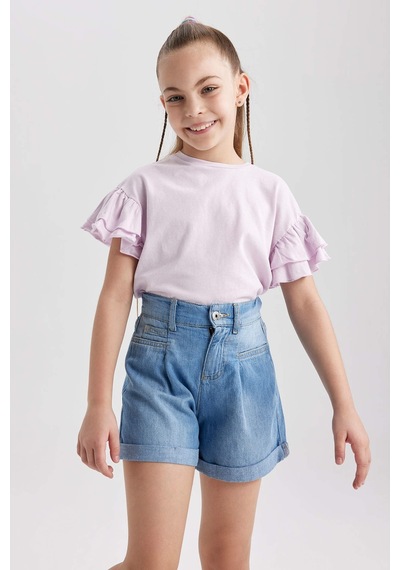 Defacto Kız Çocuk Regular Fit Kısa Kollu Tişört Z7789a623smpn425 Pembe Defacto Kız Çocuk Regular Fit Kısa Kollu Tişört Z7789a623smpn425 Pembe