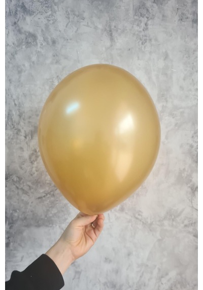 Metalik Gold Balon 12" 30 Cm Metalik Balon 10lu Paket Metalik Gold