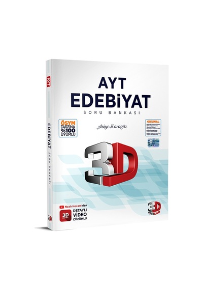 3d Müfredat Ayt Sözel Dersler Soru Bankası %100 Ösym Tarzı Seti