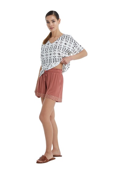Blackspade Kadın Şort 51386 - Kahverengi