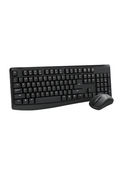 Rapoo X1800pro 13387 Kablosuz Tr Klavye Mouse Set Siyah Optik