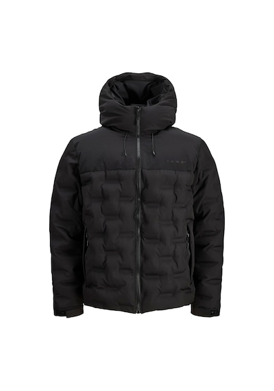 Jack & Jones Point Heat Quilted Erkek Siyah Mont 12285932-b Siyah