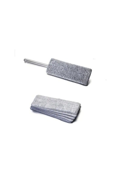 Mop Mikrofiber Yedek Bezi 10 Adet Gri 12 X 33