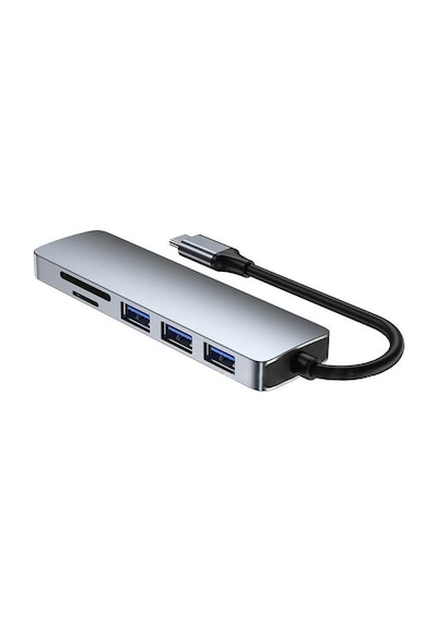 Usb Type C To 4k 30hz Hdmi Kablosu Sd Tf Kart Okuyucu Usb 3 0 Çoklayıcı Hub Çevirici Kablo