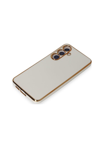 Samsung Galaxy Uyumlu - S24 Plus Kılıf Volet Silikon - Beyaz