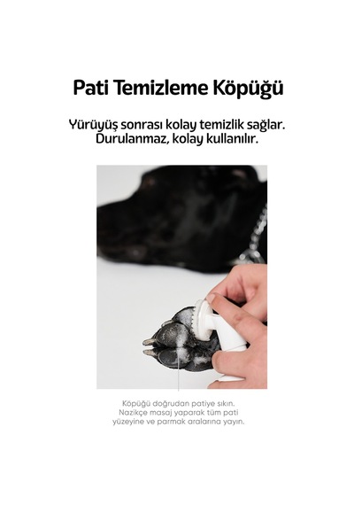 Doku Pet Cosmetic Kedi Ve Köpek Pati Temizleme Köpüğü 150 ML