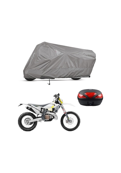 Husqvarna TE 250 ÇANTALI MOTOSİKLET BRANDA SU GEÇİRMEZ TOPCASE UYUMLU MOTOR BRANDA