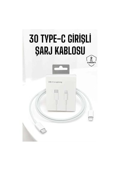 Gld-spt- Iphone Uyumlu İos Uyumlu Lightning Hızlı Şarj Tye C Lightning Şarj Kablosu
