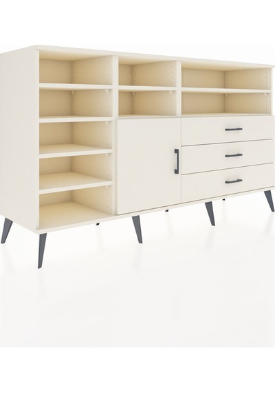 Kronos Konsol 8 Raflı 3 Çekmeceli Tek Kapaklı 176x59x99 Aytaşı-a Aytaşı-aytaşı