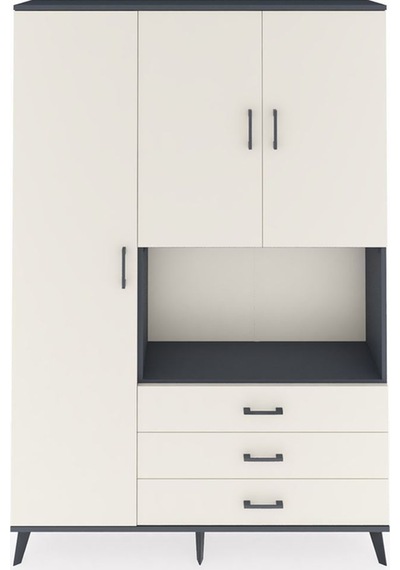 Arges Dolap 6 Raflı 3 Çekmeceli 3 Kapaklı 132x30x195 Antrasit-aytaşı/aytaşı Aytası/aytası Arges Dolap 6 Raflı 3 Çekmeceli 3 Kapaklı 132x30x195 Antrasit-aytaşı/aytaşı Aytası/aytası