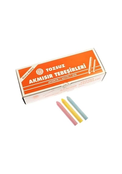 Akmısır Tebeşir Tozsuz 100 Lü Renkli