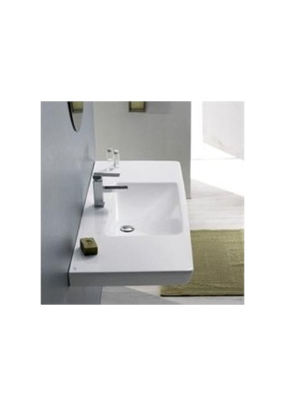Porto 85 Cm Etajerli Dolap, Uyumlu Lavabo 508 Yeşil