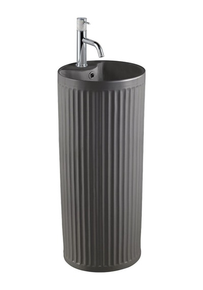 E-w310mf Mat Füme Monoblok Lavabo Renkli